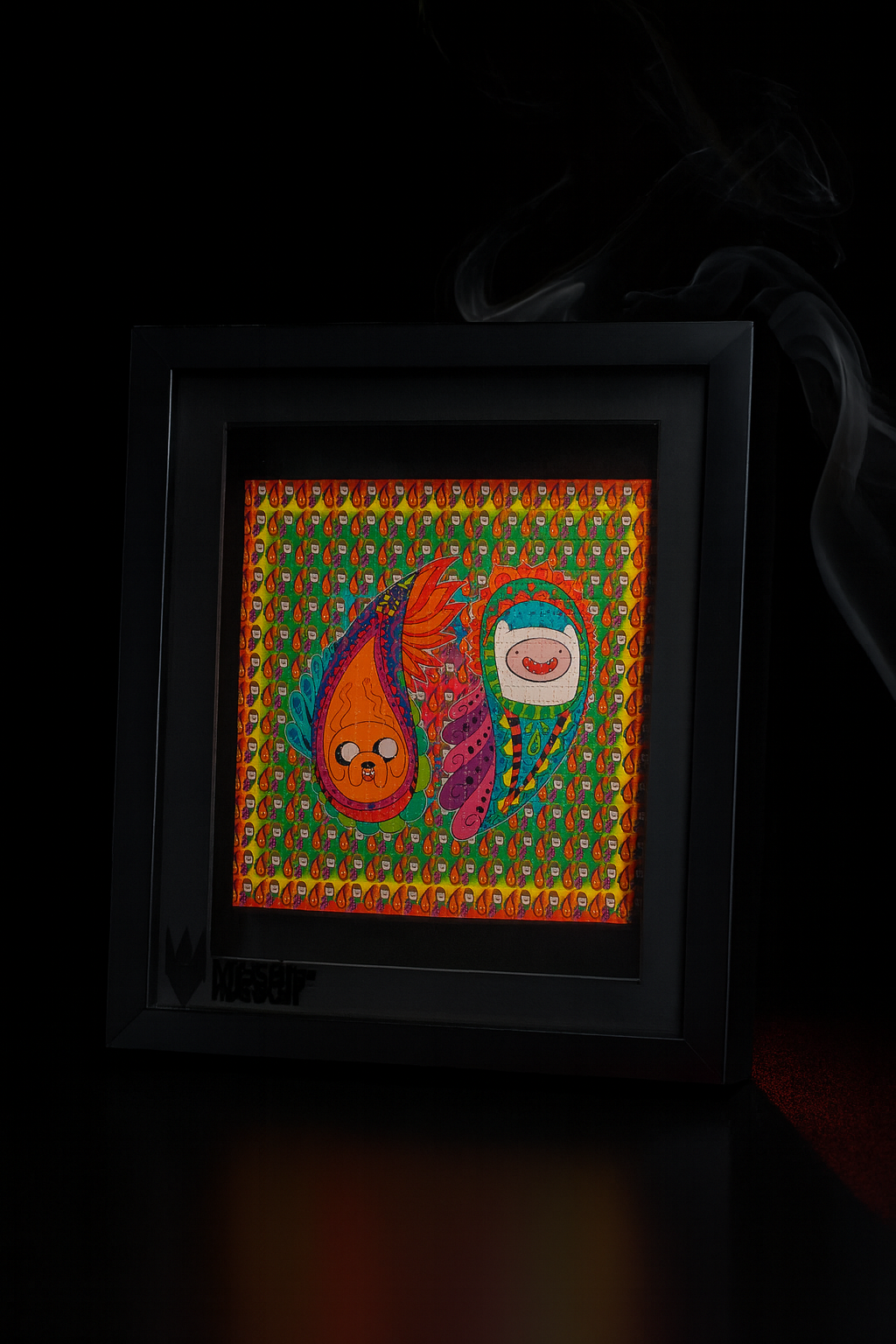 Framed Blotter Art (RGB rectangle )